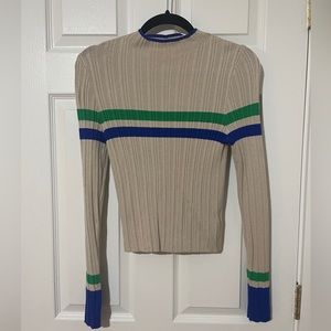 open-back sweater top